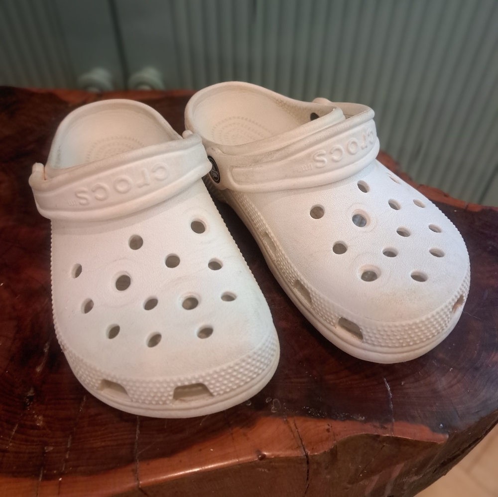 White Crocs